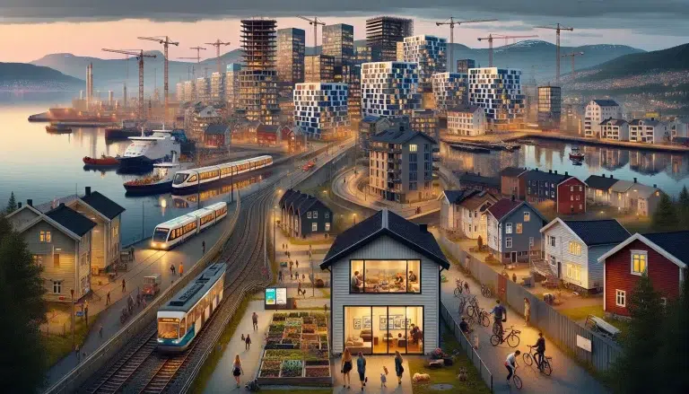 Hvordan fungerer boligmarkedet i ulike deler av norge? – illustrasjon