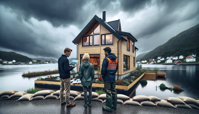 Hvordan påvirker klimaendringer boligmarkedet? – illustrasjon